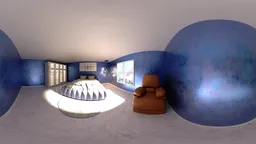 Blue Modern Bedroom