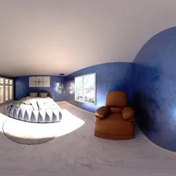 Blue Modern Bedroom