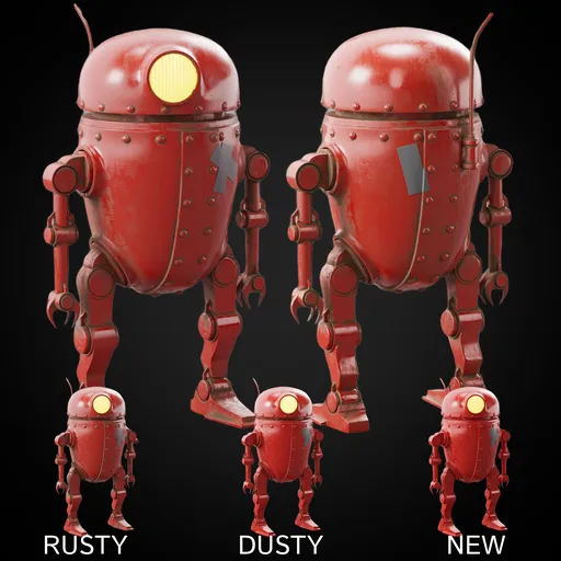 Monoeye circular robot