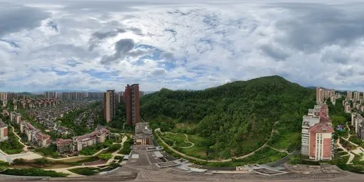 Highsky building forest clouds