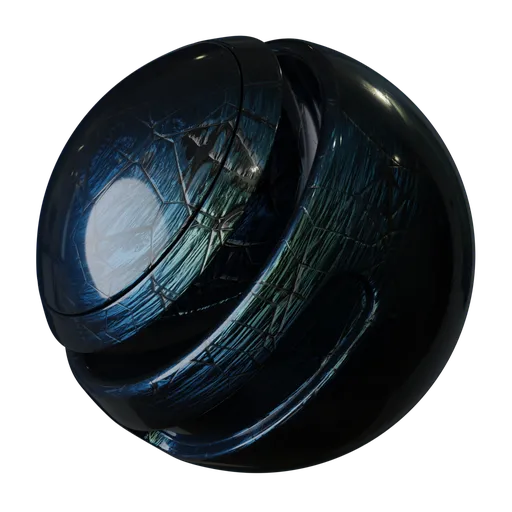 Procedural Spectrolite Rainbow Moonstone shader for Blender 3D, featuring customizable colors, reflection, texture, and displacement controls.