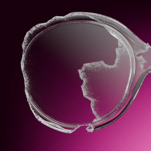 Glass growth simulation