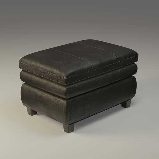 Leather Puff