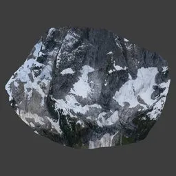 Mountain Side Glacier Photoscan