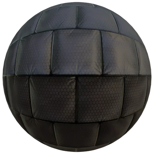 Black Leather Hexagon Blocks