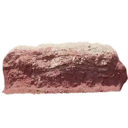 "Explore the Red Cliff Piece Modular PBR Scan 3D model designed for Blender 3D. Featuring a large rock with a small hole and red dusty soil texture, perfect for creating realistic environments. Add extra detail with the enabled displacement and subdivision modifier for an enhanced viewing experience."