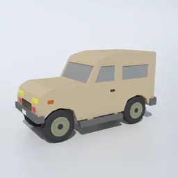 Low Poly Jeep