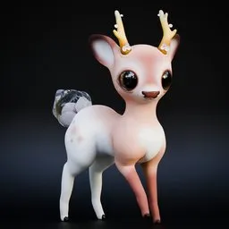Magical Deer (Rigged)