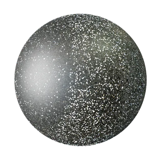 Reflective Procedural Chunky Glitter PBR texture for realistic makeup and festive decoration in Blender 3D.