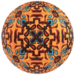 Tribal Medallion Mosaic Tile