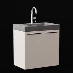 Sink with cupboard