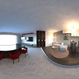 Modern Open Plan Living Room