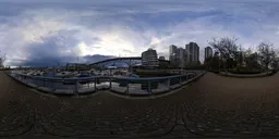 City Downtown at Sunset