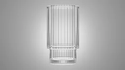 Ribbed tiktok glass
