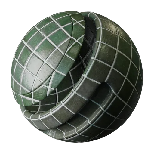 Green Square Tiles