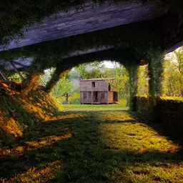 Overgrown Tunnel Exit — Rustic Homestead