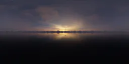 Dramatic Sunset Sky Landscape