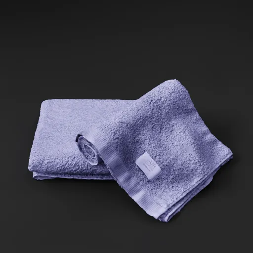 Folded Towel - Editable Color