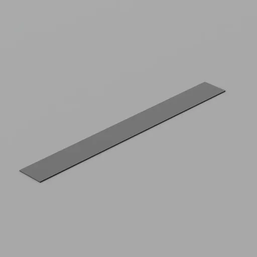 Low Poly Food Trailer Service Counter