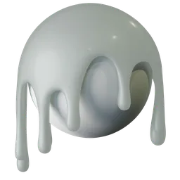 Procedural Pearl  Painted Plastic
