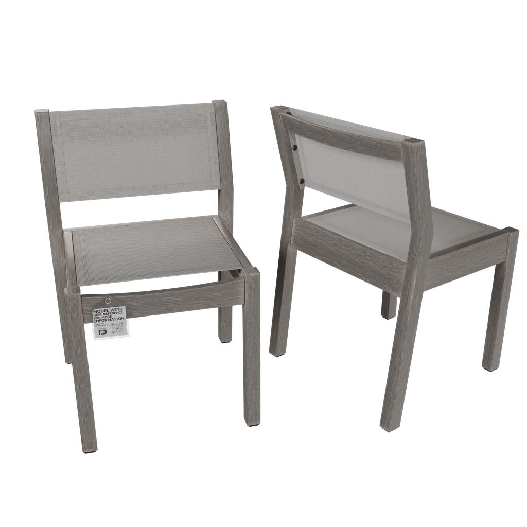 Portside outdoor stacking dining chair Sitting Chairs models BlenderKit