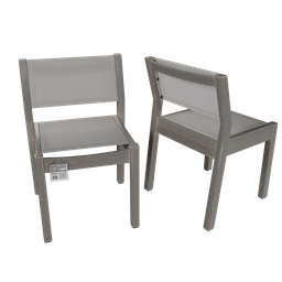 Portside outdoor stacking dining chair