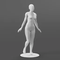 Female Mannequin Balanced