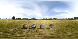 Sunny early fall HDR environment with unclipped sun, ideal for realistic architectural visualization and rendering.