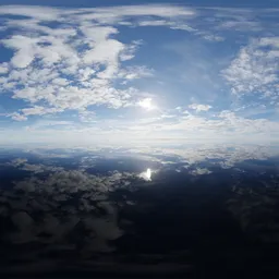 Lake and Landscape Sunny Day