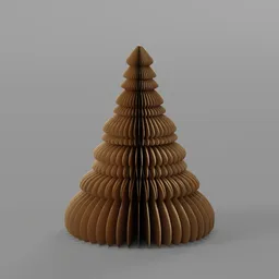 Paper Honeycomb Trees
