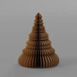Paper Honeycomb Trees