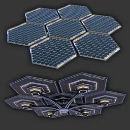 Sci-Fi Solar Panels Module