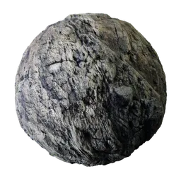 High-quality 2K PBR rock texture for 3D modeling in Blender, realistic stone cliff surface with detailed displacement.