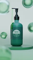 Cosmetic Bottle Mockup Scene