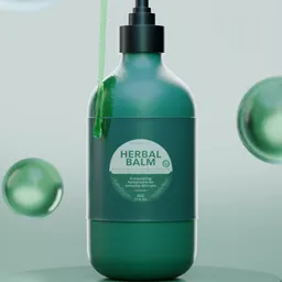 Cosmetic Bottle Mockup Scene