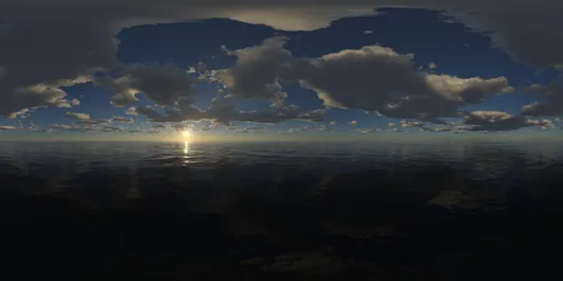 Sunset yellow light