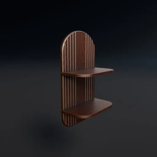 Fluted Wall Shelf