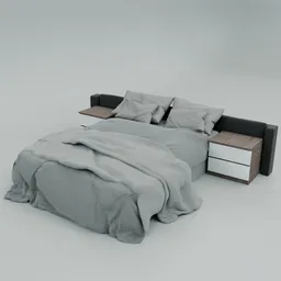 Modern double Bed