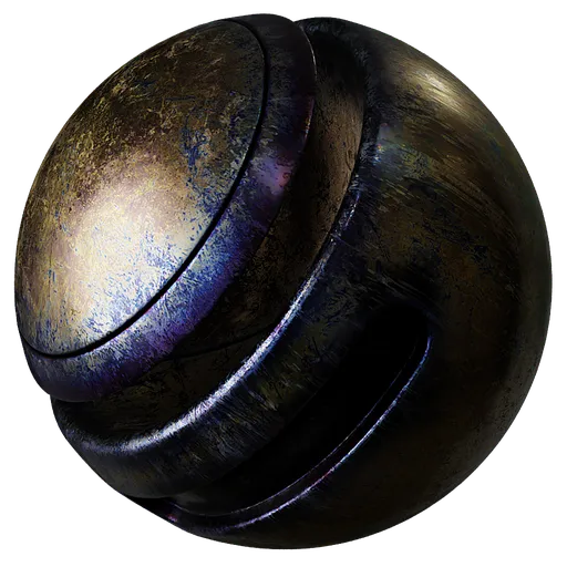 Metal Burnt Purple