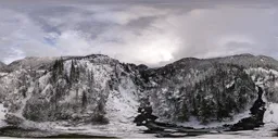 Winter Snow Mountain Landscape