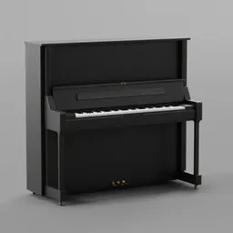 Black Wooden Piano