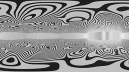 Black and White Abstract Tunnel