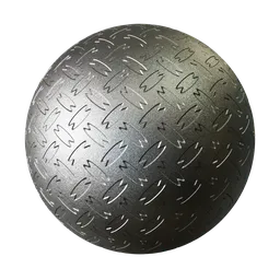 Patterned metal plate