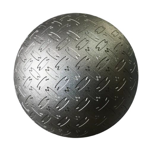 Patterned metal plate