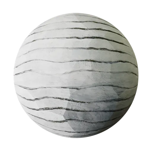 Weathered White Painted Wood Planks