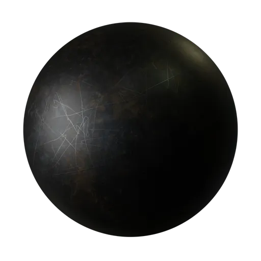 Scratched Black Metal