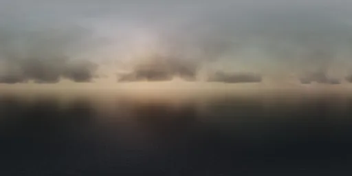 Ocean HDRI Sunset Clouds