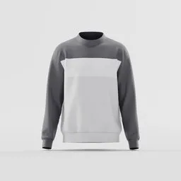 Urban Block Tri-Tone Crewneck