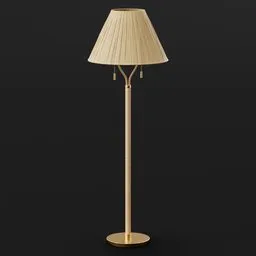 Rattan Floor Lamp