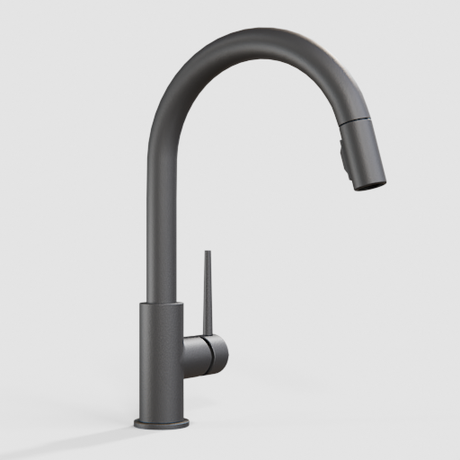 Delta Faucet 9159 BL DST 3D Kitchen Appliance models BlenderKit